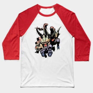 Dino Bots Baseball T-Shirt